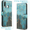 Design Softcase Bookcase voor de Huawei P30 Lite - Green Honeycomb