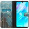 Design Softcase Bookcase voor de Huawei P30 Lite - Green Honeycomb