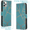 Design Softcase Bookcase voor de iPhone 12 (Pro) - Blue Graphic