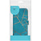 Design Softcase Bookcase voor de iPhone 12 (Pro) - Blue Graphic