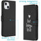 Design Softcase Bookcase voor de iPhone 13 - Live Laugh Love
