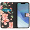 Design Softcase Bookcase voor de iPhone 14 - Blossom Watercolor Black