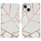 Design Softcase Bookcase voor de iPhone 15 - White Graphic