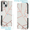 Design Softcase Bookcase voor de iPhone 15 - White Graphic