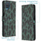 Design Softcase Bookcase voor de Samsung Galaxy A12 - Green Leopard