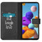 Design Softcase Bookcase voor de Samsung Galaxy A21s - Live Laugh Love
