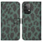 Design Softcase Bookcase voor de Samsung Galaxy A52(s) (5G/4G) - Green Leopard