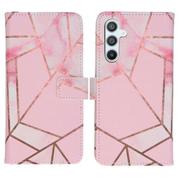 Design Softcase Bookcase voor de Samsung Galaxy A54 (5G) - Pink Graphic