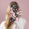 Design Softcase Bookcase voor de Samsung Galaxy A72 - Blossom Watercolor Black