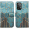 Design Softcase Bookcase voor de Samsung Galaxy A72 - Green Honeycomb