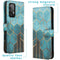 Design Softcase Bookcase voor de Samsung Galaxy A72 - Green Honeycomb