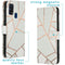 Design Softcase Bookcase voor de Samsung Galaxy M31 - White Graphic