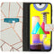 Design Softcase Bookcase voor de Samsung Galaxy M31 - White Graphic