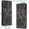 Design Softcase Bookcase voor de Samsung Galaxy S21 FE - Black Graphic