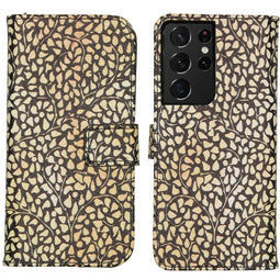 Design Softcase Bookcase voor de Samsung Galaxy S21 Ultra - Allover de Luxe