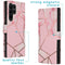 Design Softcase Bookcase voor de Samsung Galaxy S23 Ultra - Pink Graphic