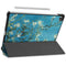 Design Trifold Bookcase Samsung Galaxy Tab S6 Lite / Tab S6 Lite (2022) - Groene Plant