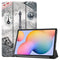 Design Trifold Bookcase Samsung Galaxy Tab S6 Lite / Tab S6 Lite (2022) - Parijs
