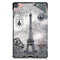 Design Trifold Bookcase Samsung Galaxy Tab S6 Lite / Tab S6 Lite (2022) - Parijs