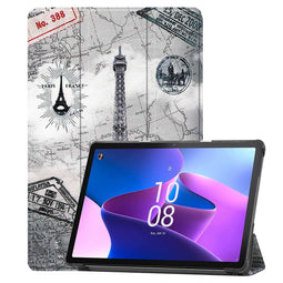 Design Trifold Bookcase voor de Lenovo Tab M10 Plus (3rd gen) - Parijs