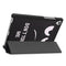 Design Trifold Bookcase voor de Lenovo Tab M8 / M8 FHD - Don't touch