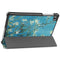 Design Trifold Bookcase voor de Samsung Galaxy Tab A7 Lite - Groene Plant
