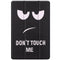 Design Trifold Bookcase voor de Samsung Galaxy Tab S5e - Don't touch