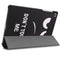 Design Trifold Bookcase voor de Samsung Galaxy Tab S5e - Don't touch