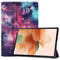 Design Trifold Bookcase voor de Samsung Galaxy Tab S8 Plus / S7 Plus / S7 FE 5G - Space
