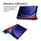 Design Trifold Bookcase voor de Samsung Galaxy Tab S9 - Groene Plant
