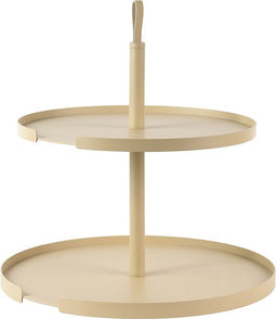 DesignBite Cake Stand - Etagere 2 lagen metaal Latte