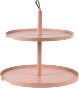 DesignBite etagere 2 laags roze - blush