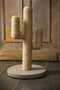 Designed By Lotte Cactus - Krabpaal - Wit - 35x35x60cm - Kat