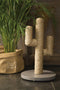 Designed By Lotte Cactus - Krabpaal - Wit - 35x35x60cm - Kat