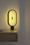 Designnest Balance Lamp – Tafellamp - Bureaulamp - Ovaal – Bureaulamp & Nachtlamp – Groot – Zwart