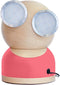DesignNest GoggleLamp Mr Watt - tafellamp - 5W - Rood - Hout