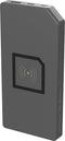 DesignNest PowerBank - Draadloos laden/opladen - Duo-Wireless - Grijs