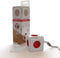 DesignNest PowerCube Extended 3 meter kabel - wit/rood - 5 stopcontacten Type F - stekkerdoos - stekkerblok