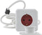 DesignNest PowerCube Extended 3 meter kabel - wit/rood - 5 stopcontacten Type F - stekkerdoos - stekkerblok