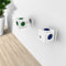 DesignNest PowerCube Original DUO USB - Blauw - Type E (penaarde voor België) stopcontacten - Uitbreidingsmodel - Stekkerdoos - Adapter