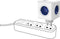 DesignNest PowerCube Original DUO USB - Blauw - Type E (penaarde voor België) stopcontacten - Uitbreidingsmodel - Stekkerdoos - Adapter