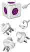 DesignNest PowerCube ReWirable Multifunctionele Reisstekker - 3x wereldstekker