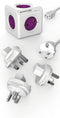 DesignNest PowerCube ReWirable Multifunctionele Reisstekker - 3x wereldstekker