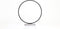 Designnest Round Table Lamp | HENG – Tafellamp - Bureaulamp – Nachtlamp – Rond - 35 cm – dimbaar - Zwart-Chroom