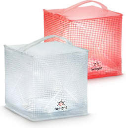 DesignNest SolarCube - Lampion - zon energie - Twee Lichten - TwilLight Mini