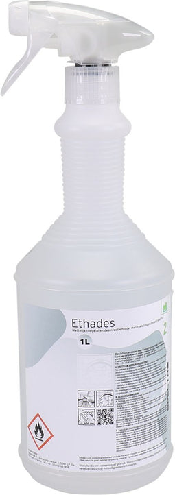 Desinfectiespray, sprayflacon, Ethades- 1000ml