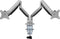 Desk mount Dual LogiLink 13-27 <9kg Aluminium