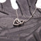 Despora - Ketting - Hartjes ketting - Hartjes ketting voor liefde - Hartje - Koppelketting - Ketting dames - Ketting Dames Zilver - Valentijn- Liefdes Cadeau - Zilver 925 (2 hartjes)