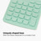 DESQ® | Bureau Rekenmachine | 12 Cijfers| Compact | Mint Groen | New Generation