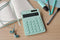 DESQ® | Bureau Rekenmachine | 12 Cijfers| Compact | Mint Groen | New Generation